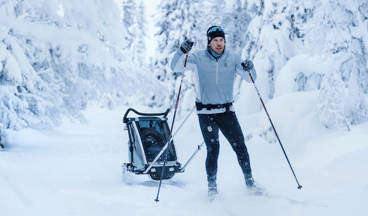 SKi in de sneeuw