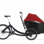 triobike mono black hood unfolded side