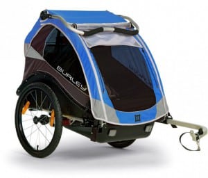 burley-fietskar-cub-met-cover-blauw