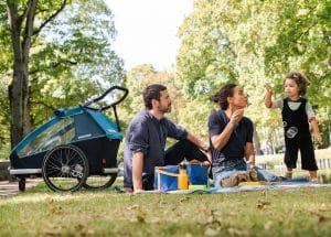 fuer-gemeinsame-picknicke-oder-ausfluege-in-den-park-ist-der-kinderanhaenger-von-croozer-ein-super-begleiter-der-viel-stauraum-bietet