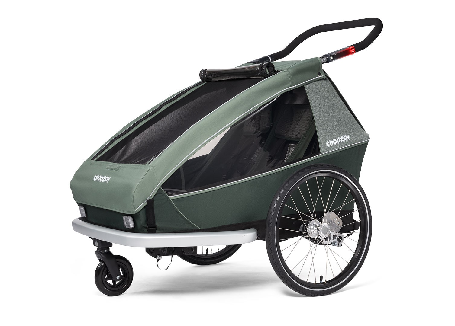 Croozer Vaaya fietskar Jungle Groen -