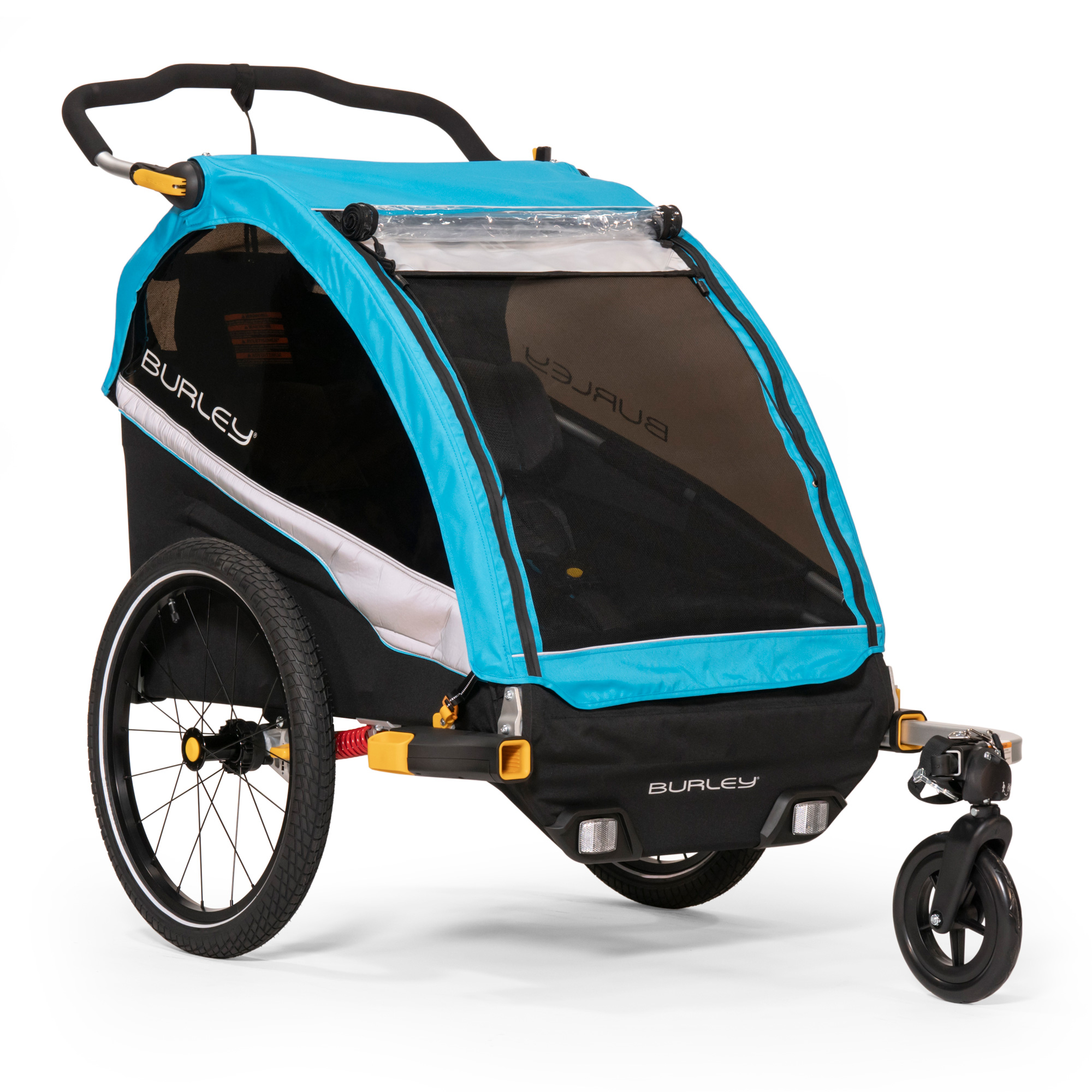 Fietskar Burley D’Lite X Double 2 Kind Aqua