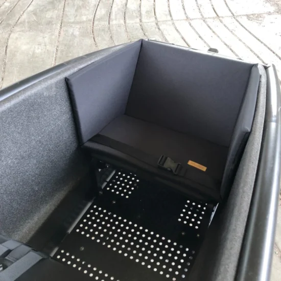 Urban Arrow bakfiets kussen voor extra bankje zwart 3