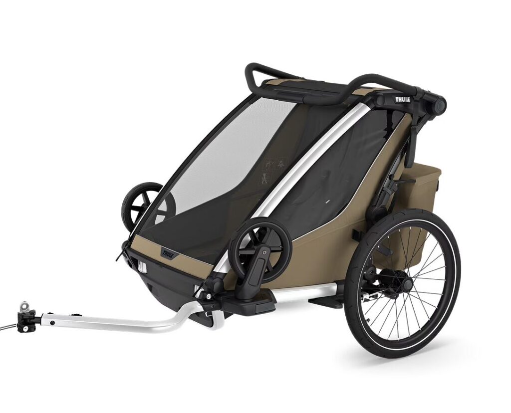 Thule-Chariot-Cross-2-tweezits-faded-khaki-1