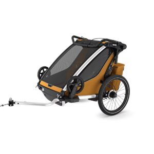 Thule-Chariot-Sport-2-dubbel-natuurlijk-goud-fietskar-1