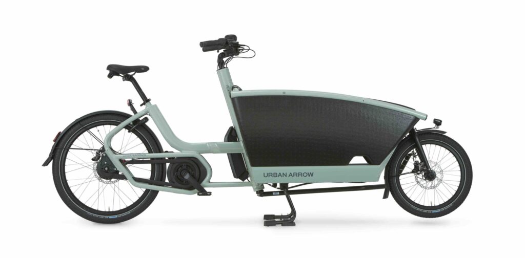urban-arrow-family-active-plus-sage-green-fietskar.nl-1