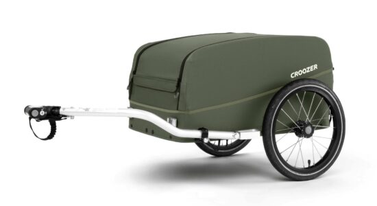 croozer-kalle-mos-groen-bagagekar